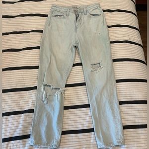 Flying monkey cropped jeans